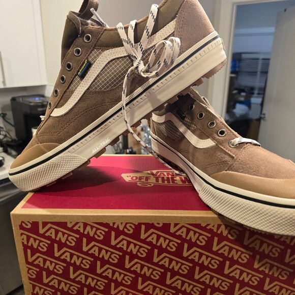 Vans MTE Old Skool Waterproof Insulated Sneakers Shoes Brown VN000DAZB7G US 10 - Picture 3 of 11